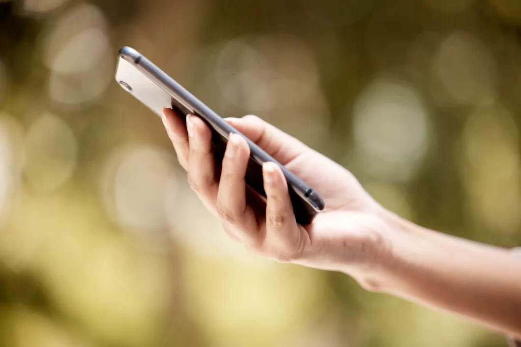 hands bokeh and social media communication with utc ()